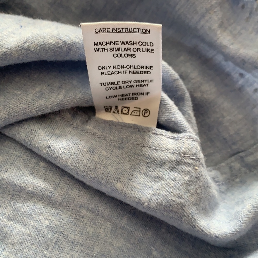 Baby Blue Spotted Button-Up - Picture 5 of 8